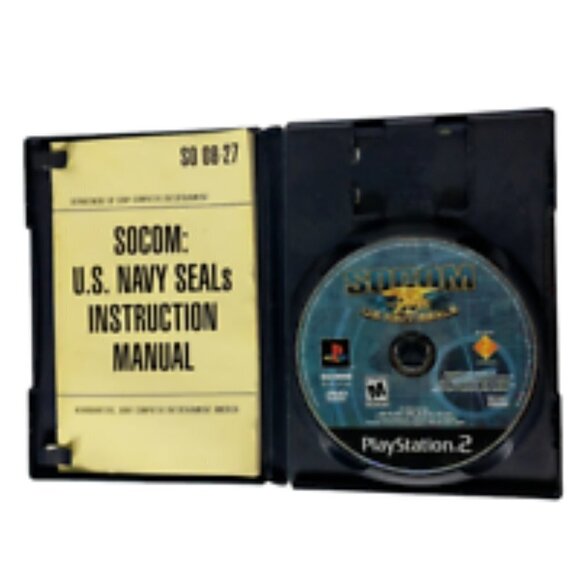 SOCOM US Navy SEALS Sony PlayStation 2 Game With Manual Case - Picture 3 of 3